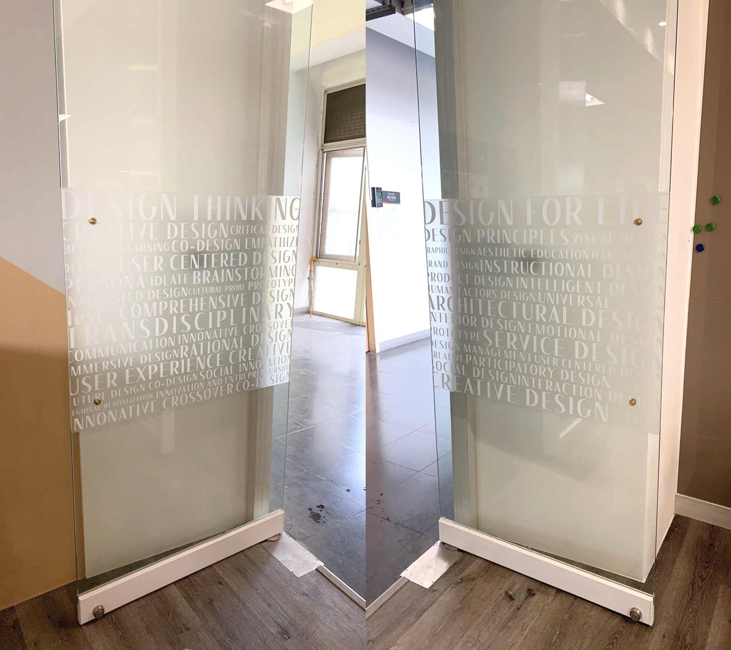 施工實例-玻璃透明貼