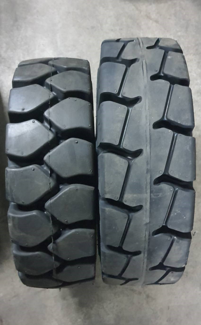 屏東全威鋁圈-堆高機實心輪胎