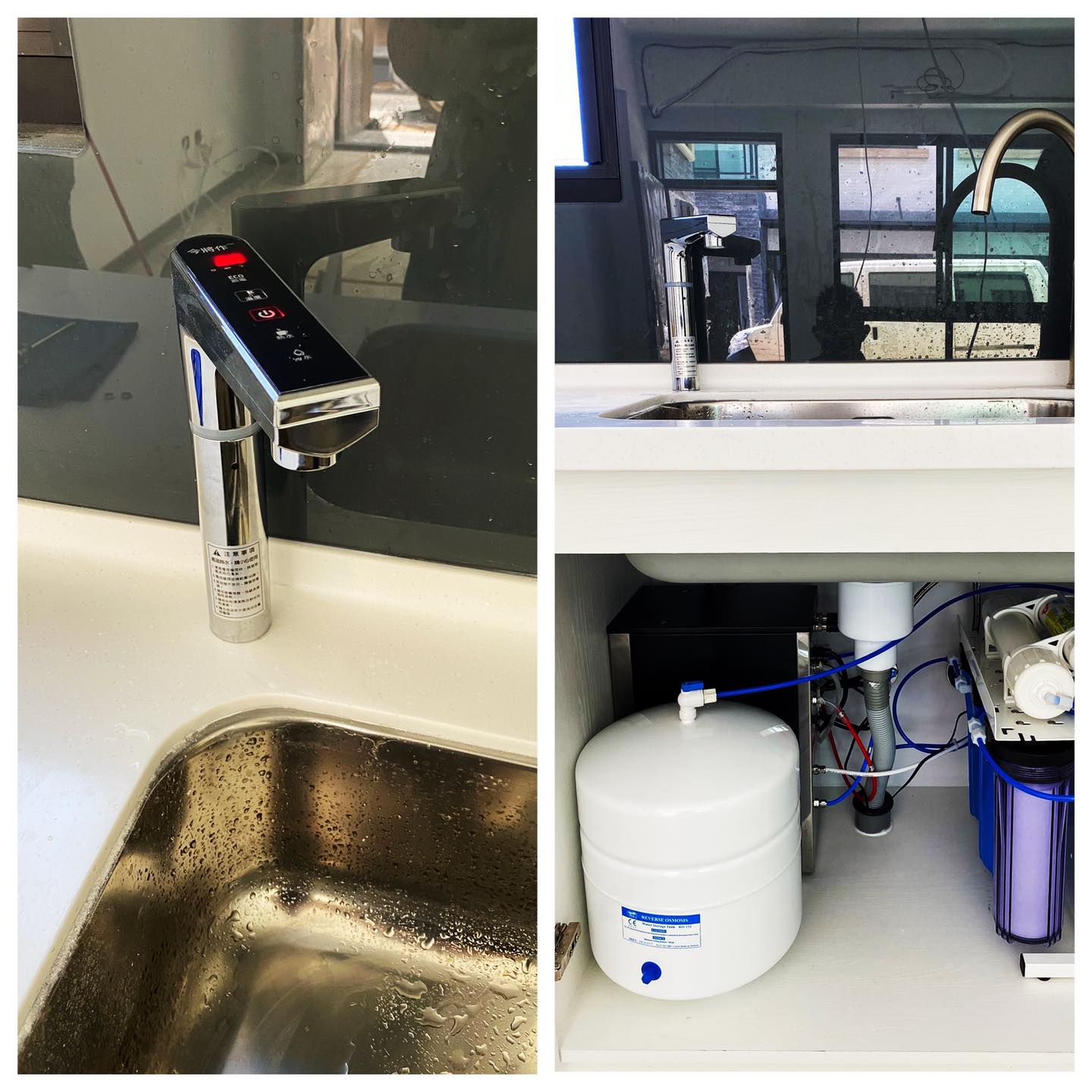 台南新化廚下飲水機安裝