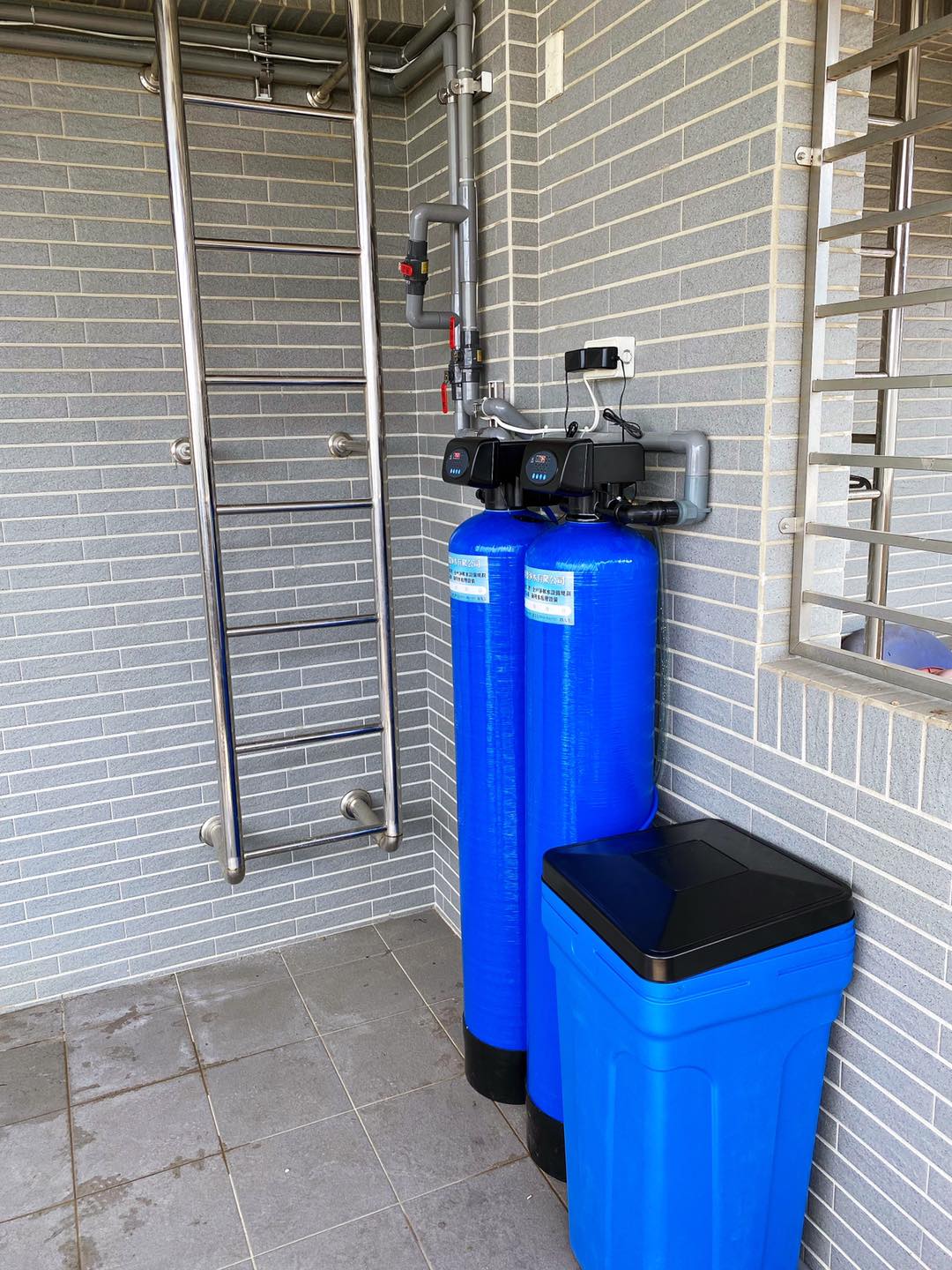 仁武軟水器+中央過濾器安裝
