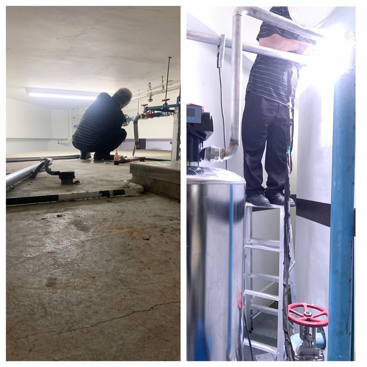 高雄左營中央淨水器安裝(天畝苑大樓)