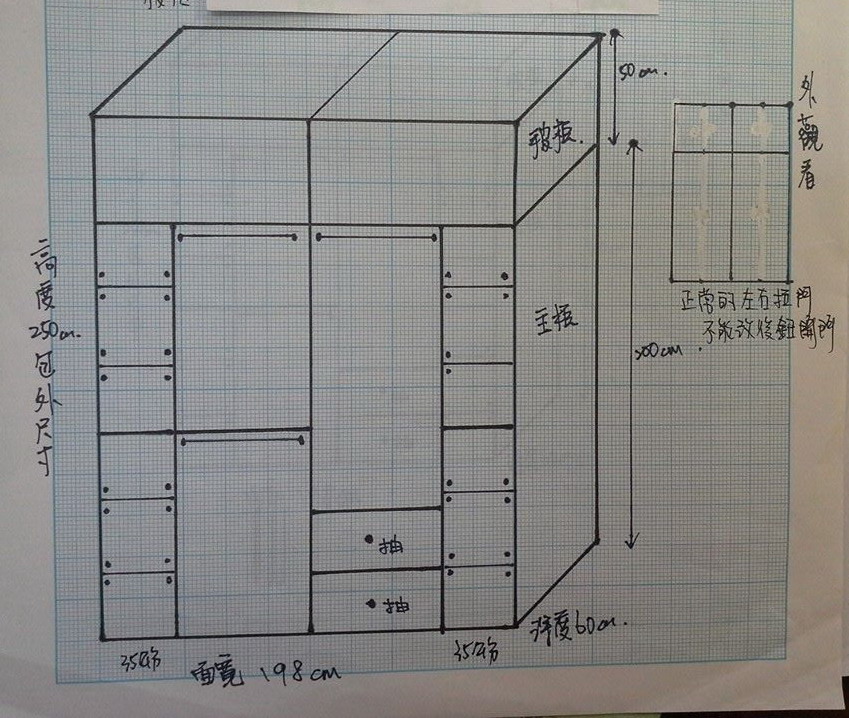 感謝土庫陳先生：客製衣櫃