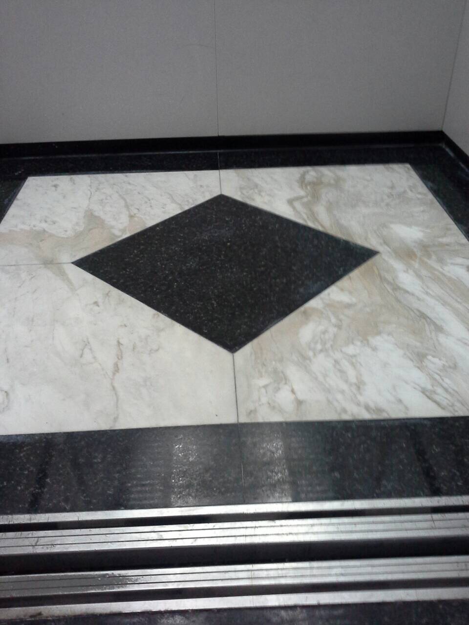 大理石石材地板清潔、美容後