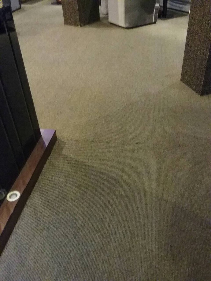 地毯清洗後