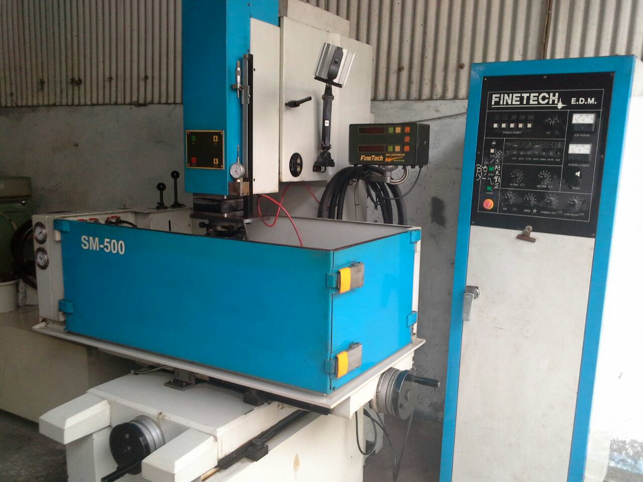 放電機含二軸光學尺