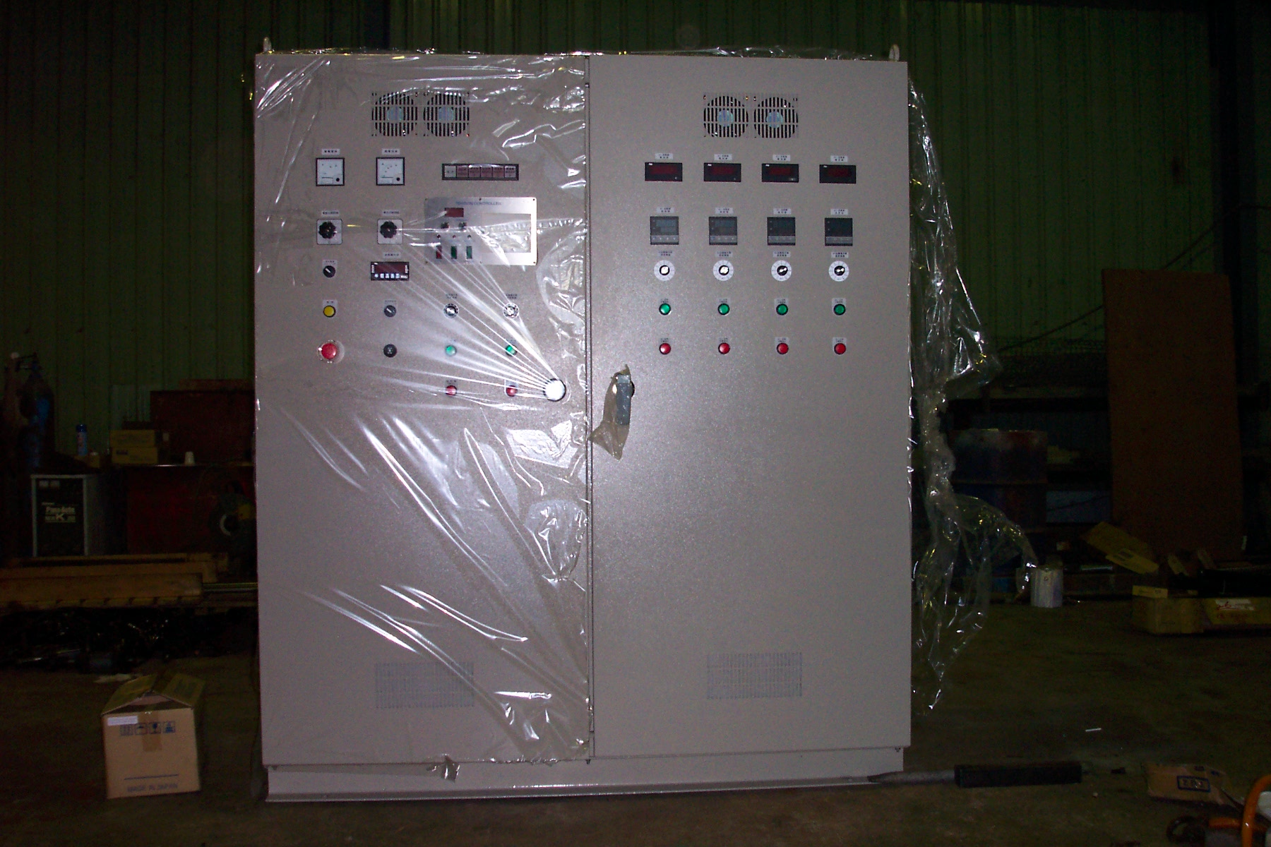 玻纖布捲取控制系統