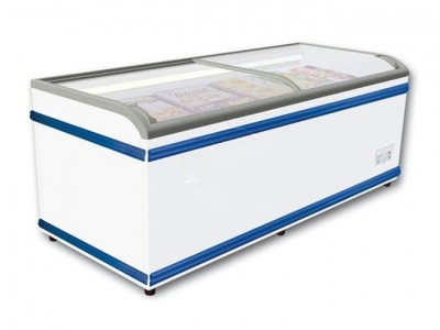 玻璃斜拉式冰櫃-1