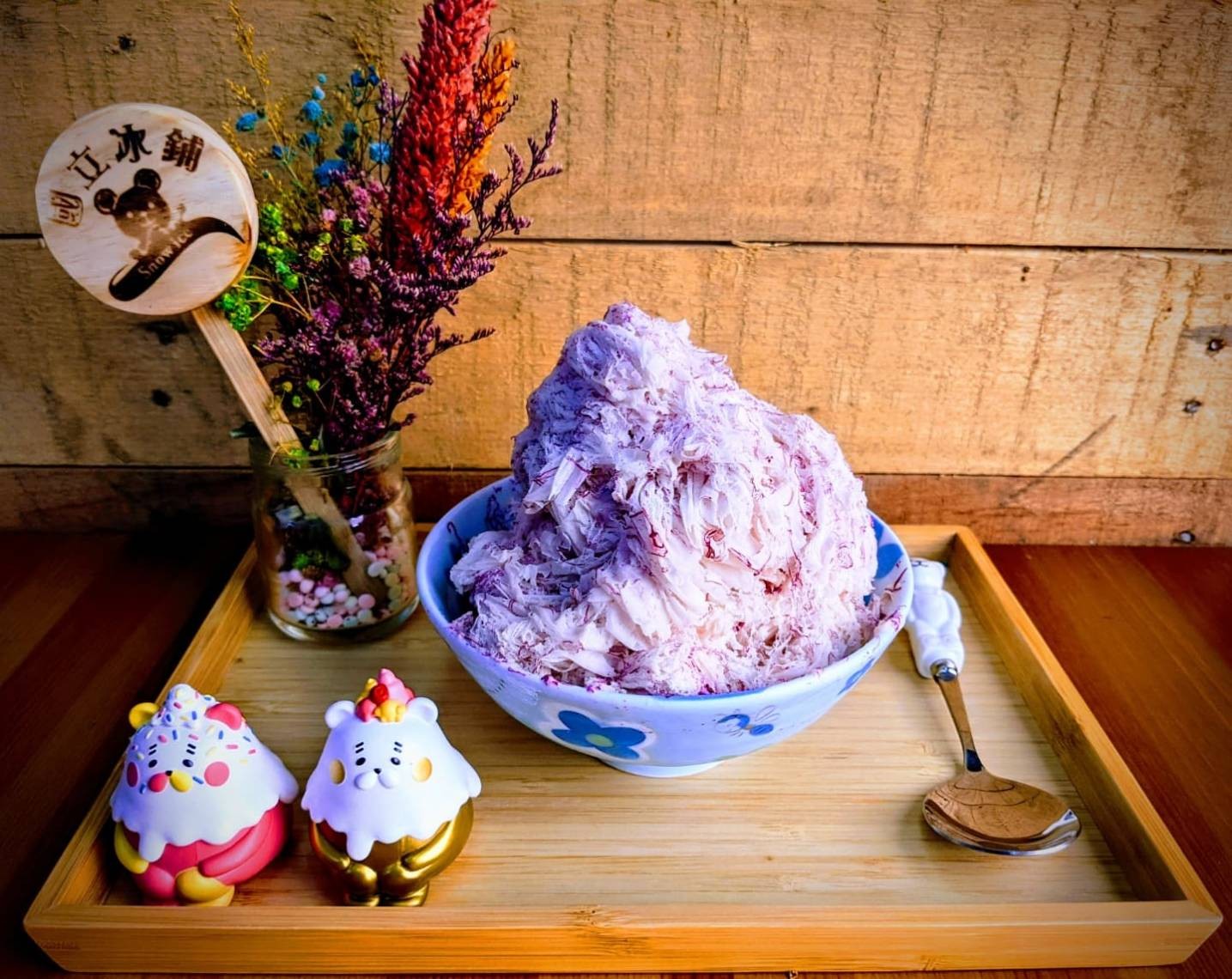 有機玫瑰雪花冰