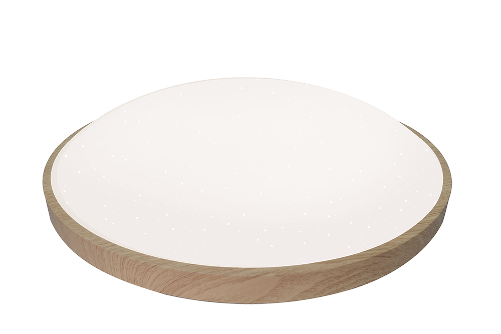 和風吸頂燈-梧桐木(星鑽罩)