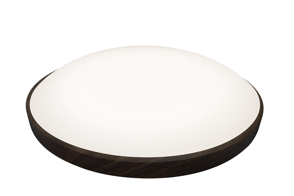 和風吸頂燈-黑木(雅緻罩)