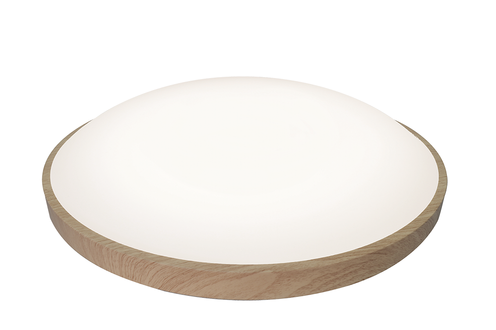 和風吸頂燈-梧桐木(雅緻罩)