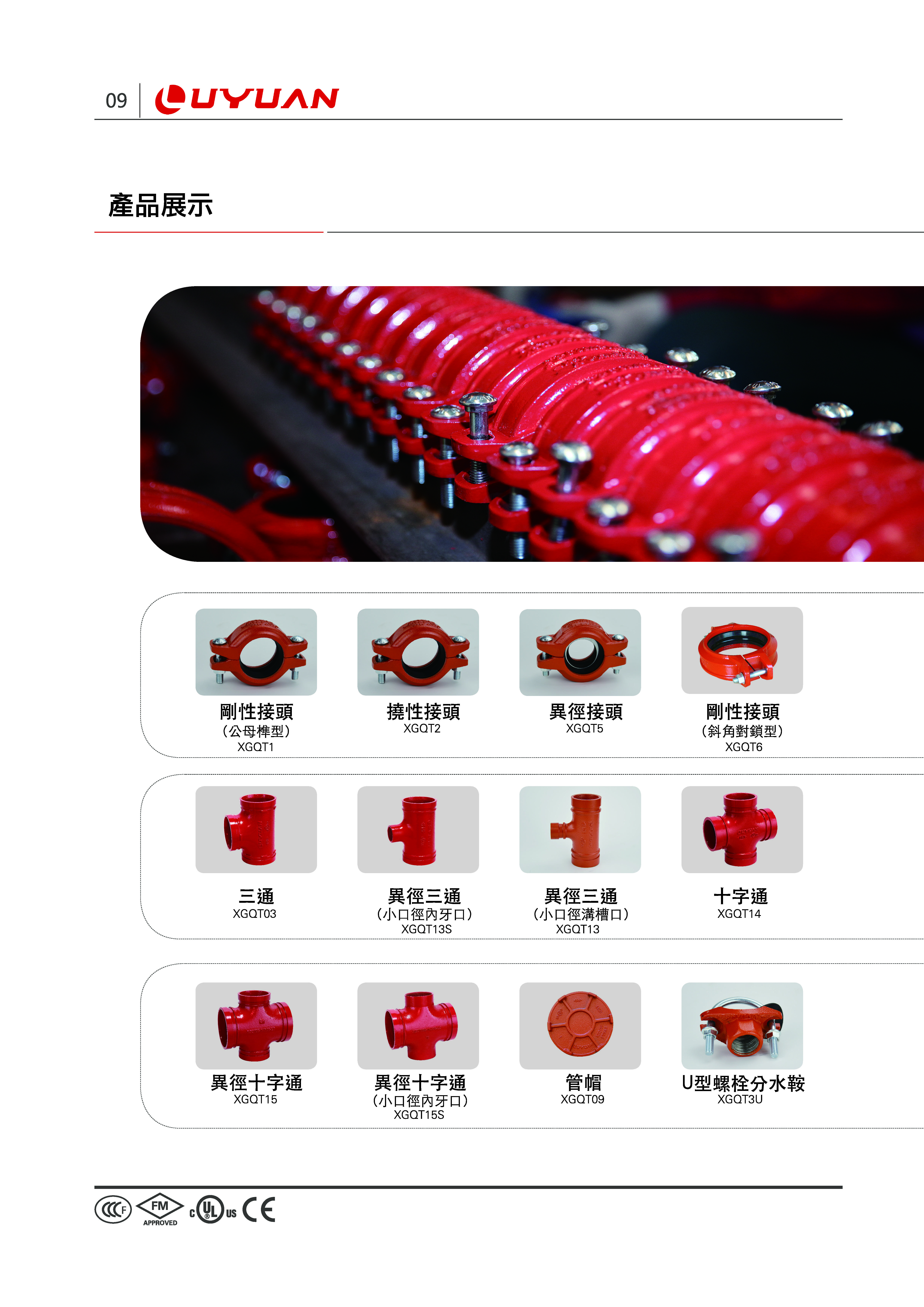 球墨鑄鐵溝槽式另件-9