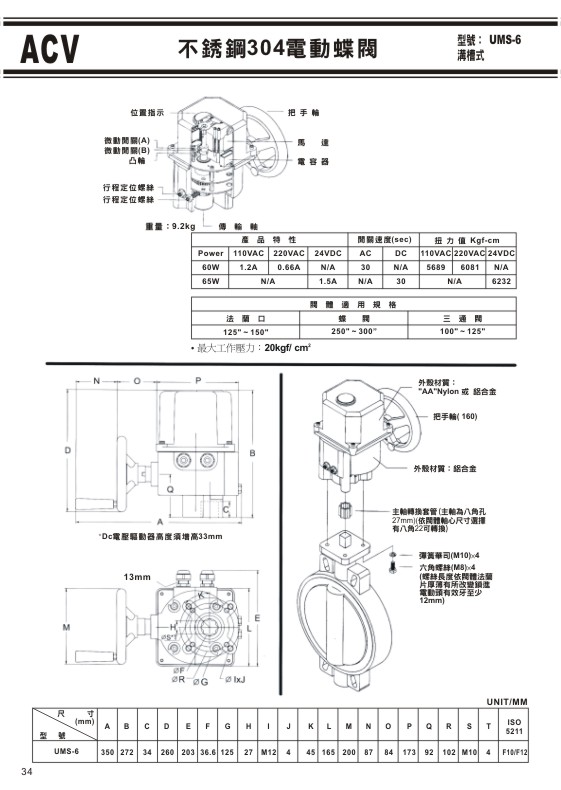 ACV不銹鋼溝槽式閥門系列-34