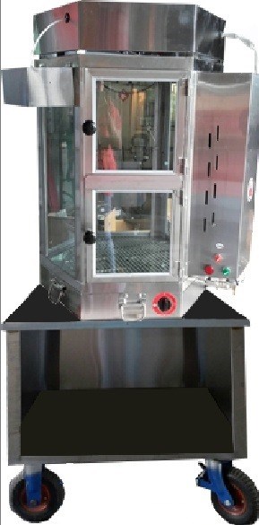 SYTY-LF-DBX01六角旋轉烤肉爐(含下座)-瓦斯