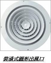 裝潢式圓形出風口