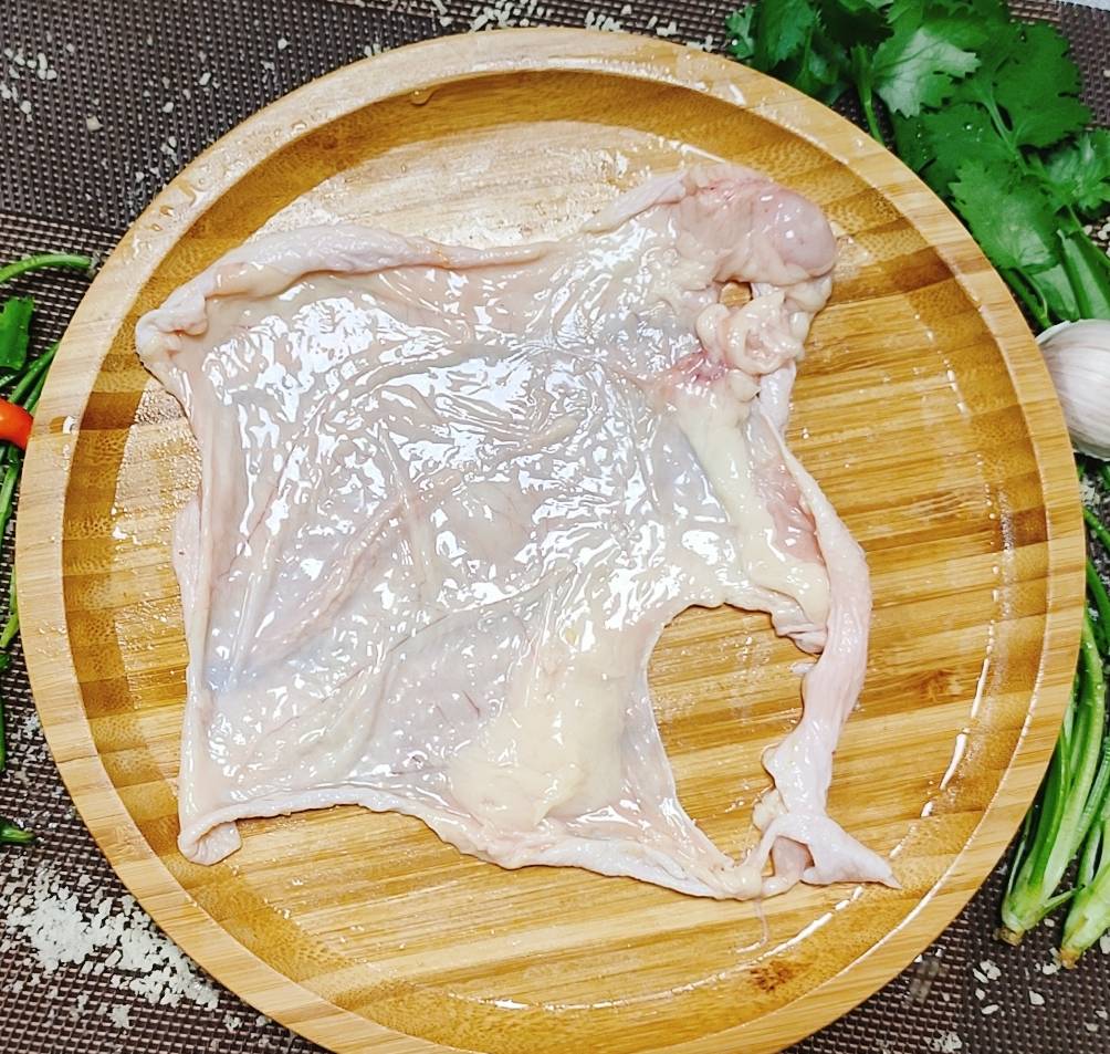 咭鮮玉米雞-雞皮