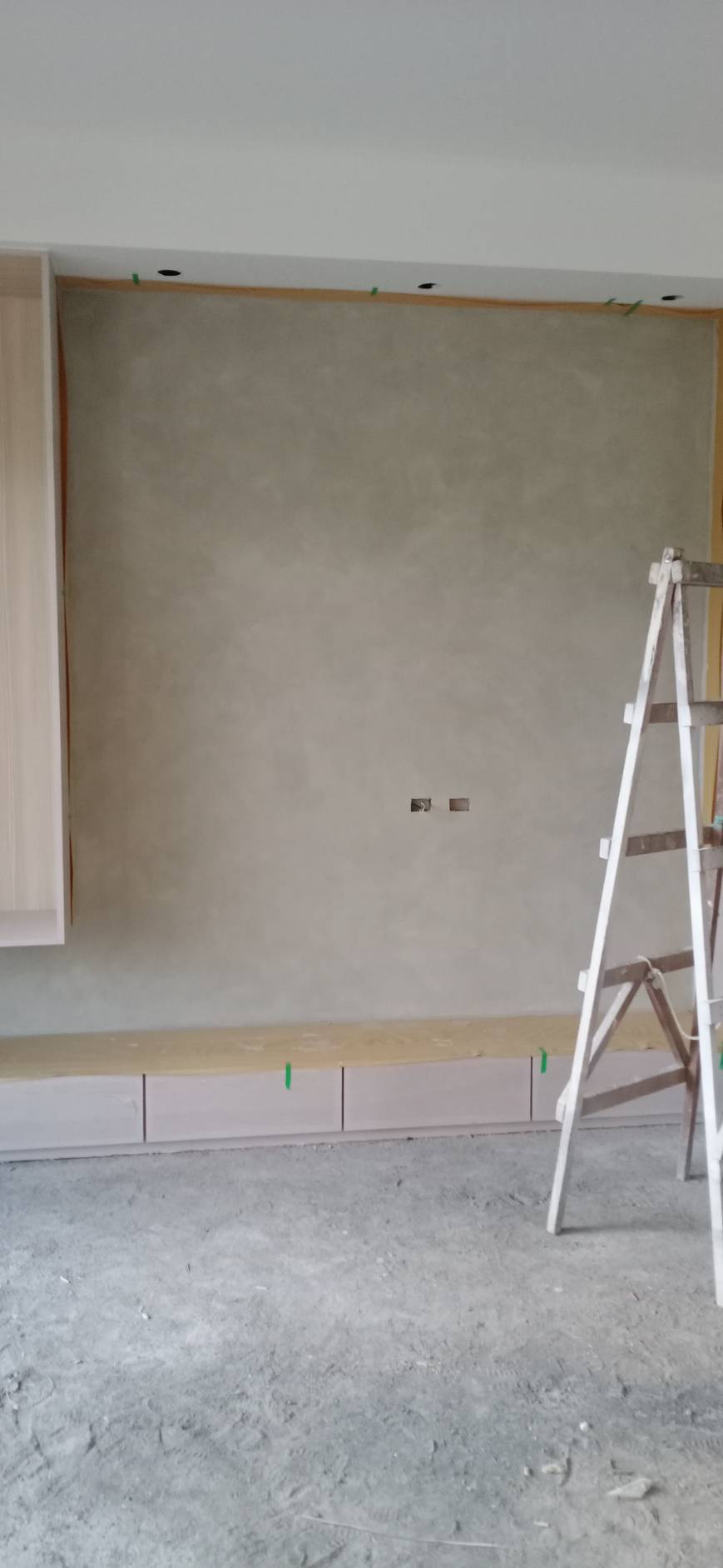 油漆工程施工中