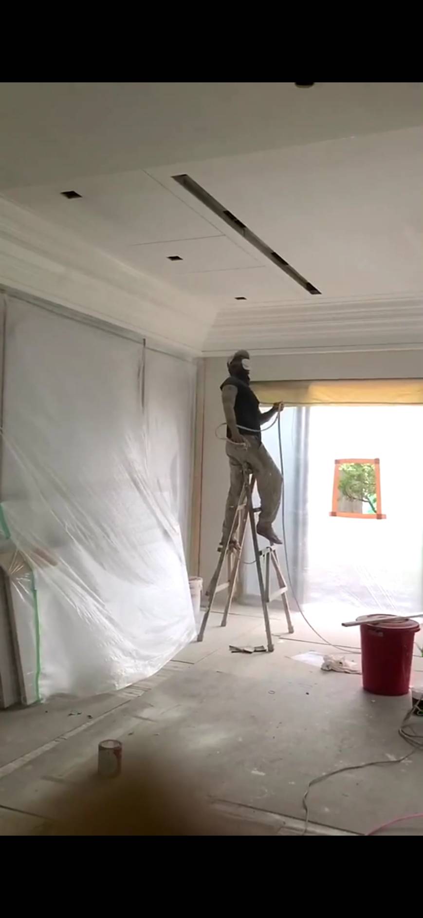 油漆承包施工中