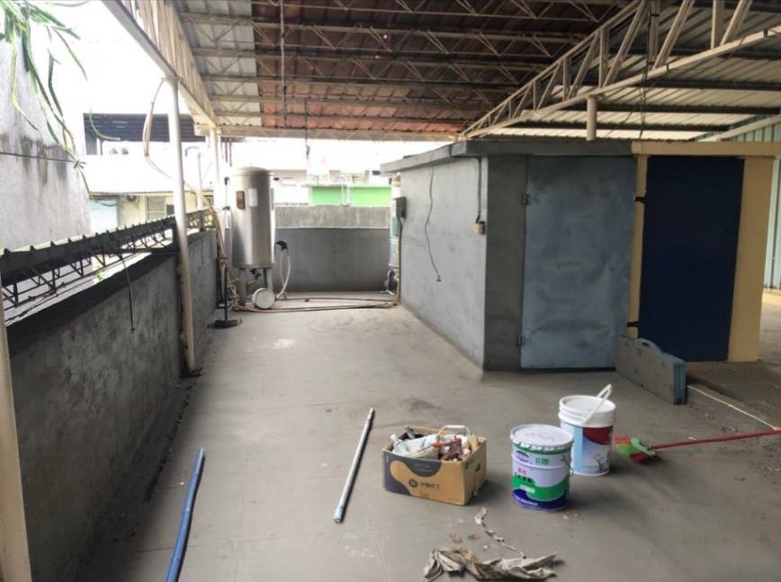 油漆承包施工中