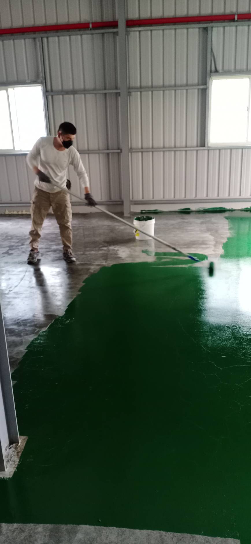 油漆承包施工中