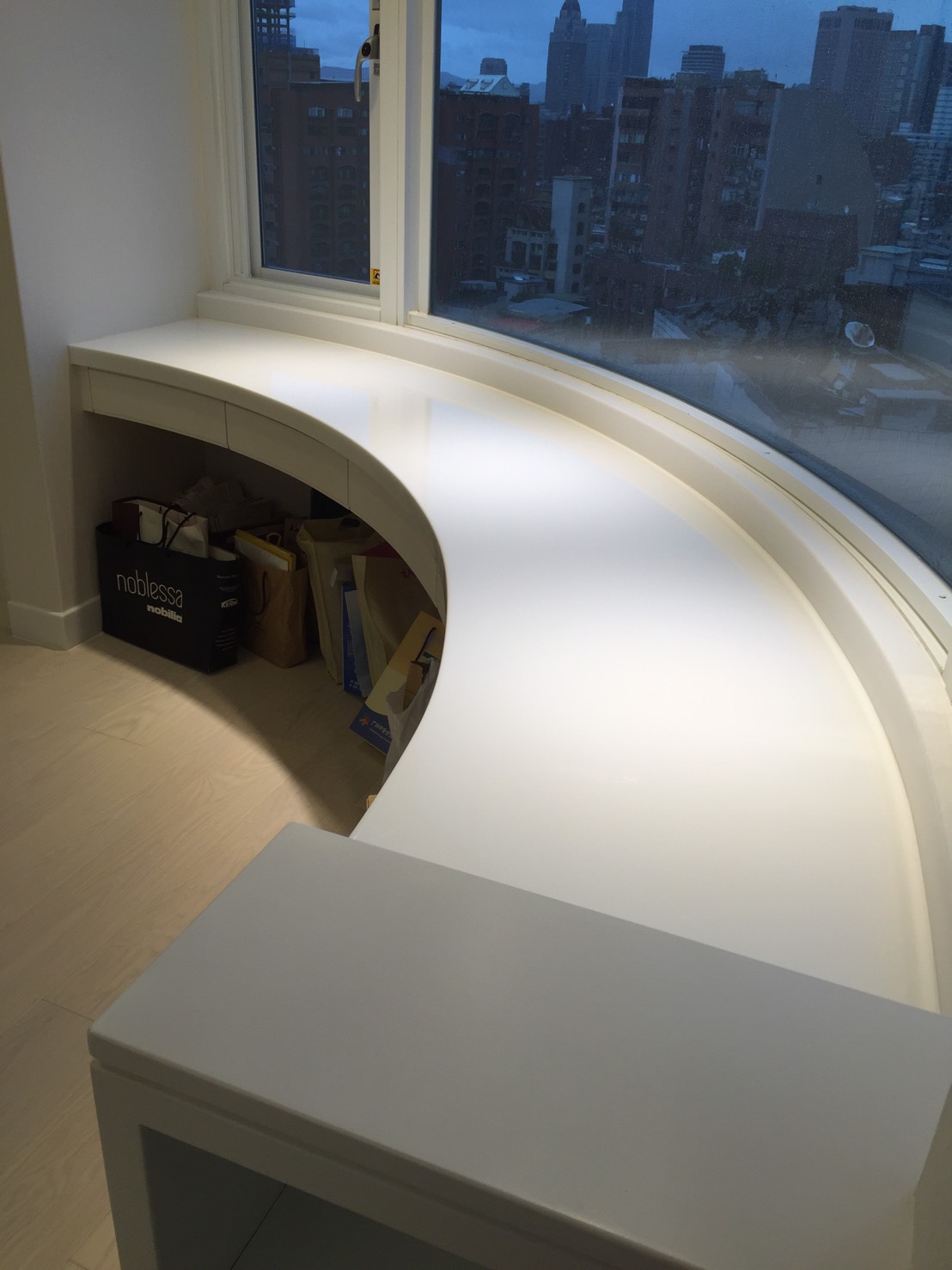 人造石圓弧台面1