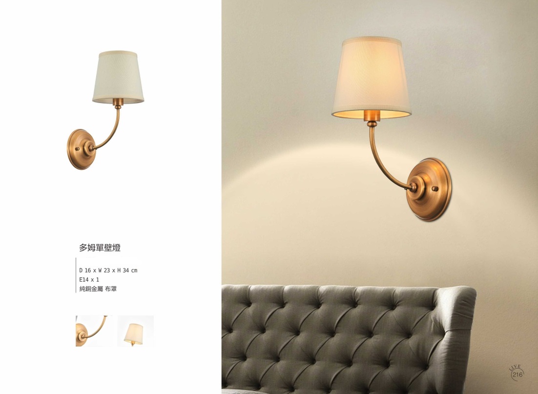 多姆單壁燈