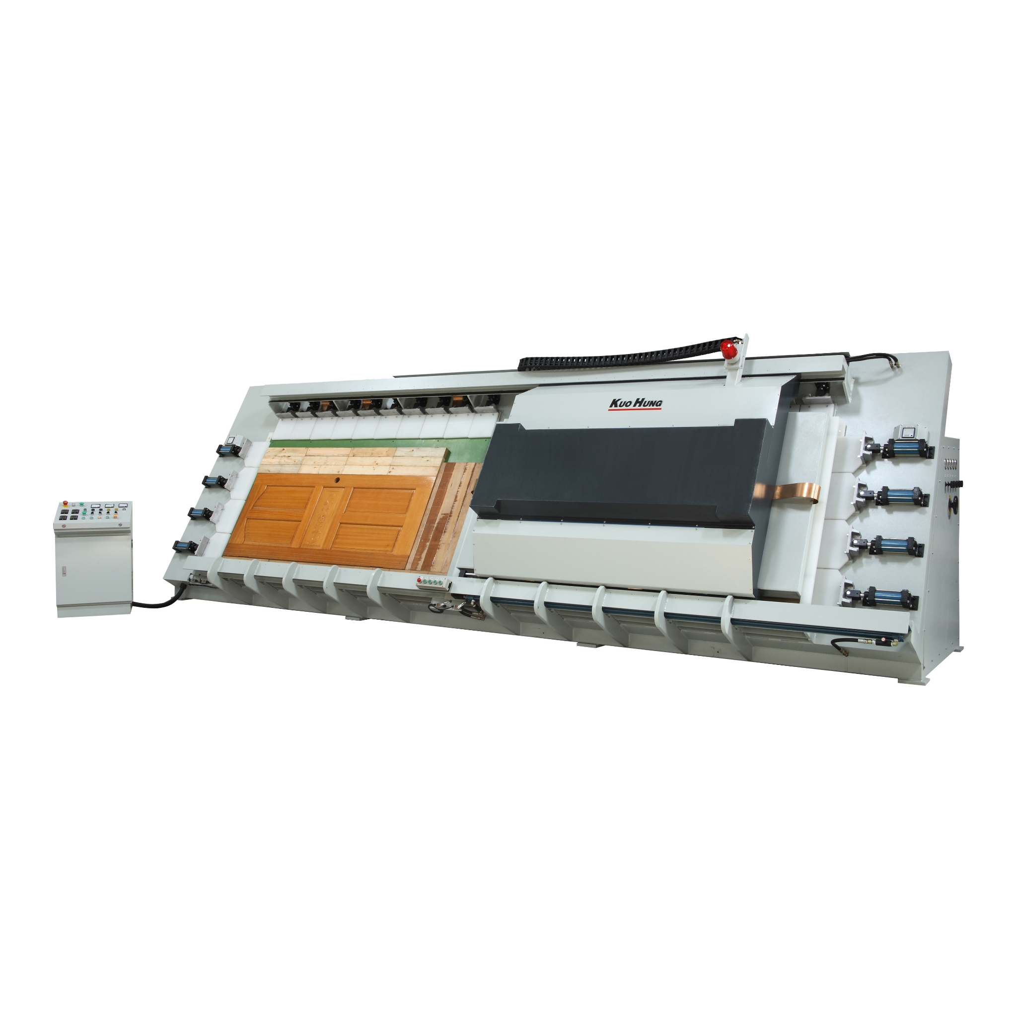 高週波雙斜面式多功能木材加工機