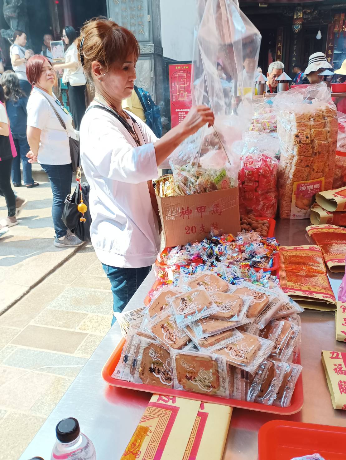 準備貢品回北港朝天宮迎接~白沙屯媽祖跟山邊媽祖