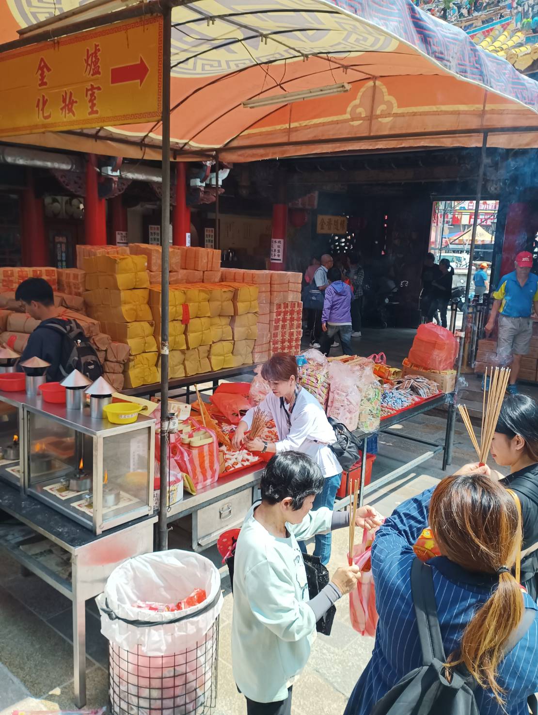 準備貢品回北港朝天宮迎接~白沙屯媽祖跟山邊媽祖