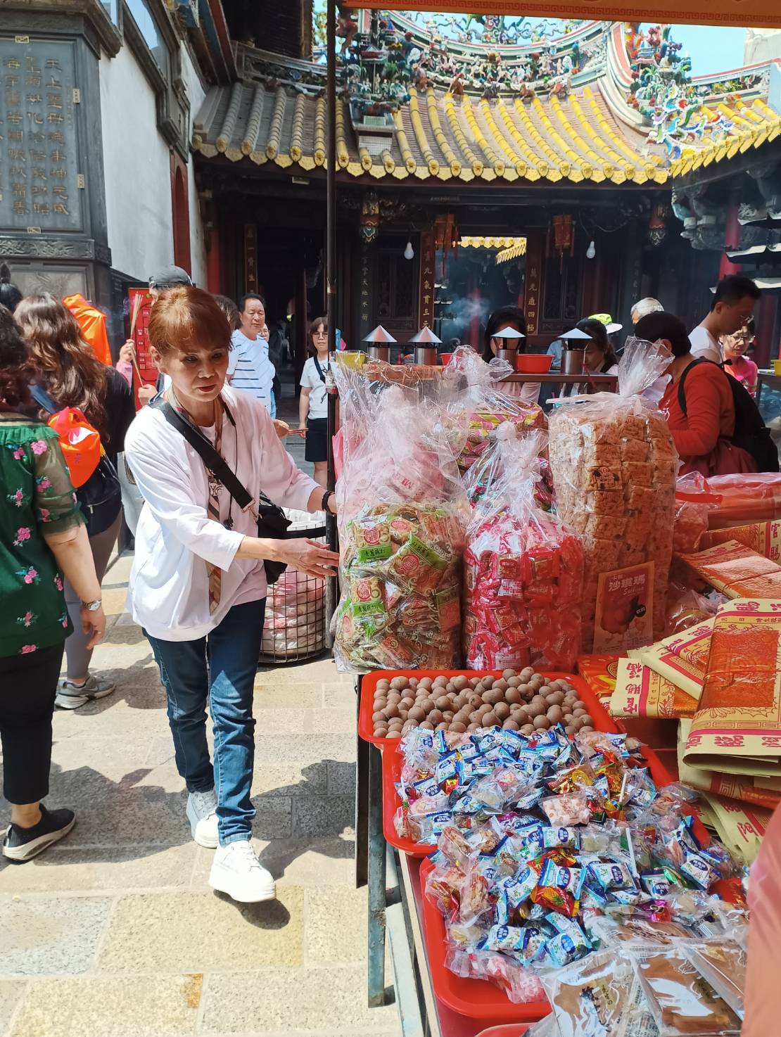 準備貢品回北港朝天宮迎接~白沙屯媽祖跟山邊媽祖