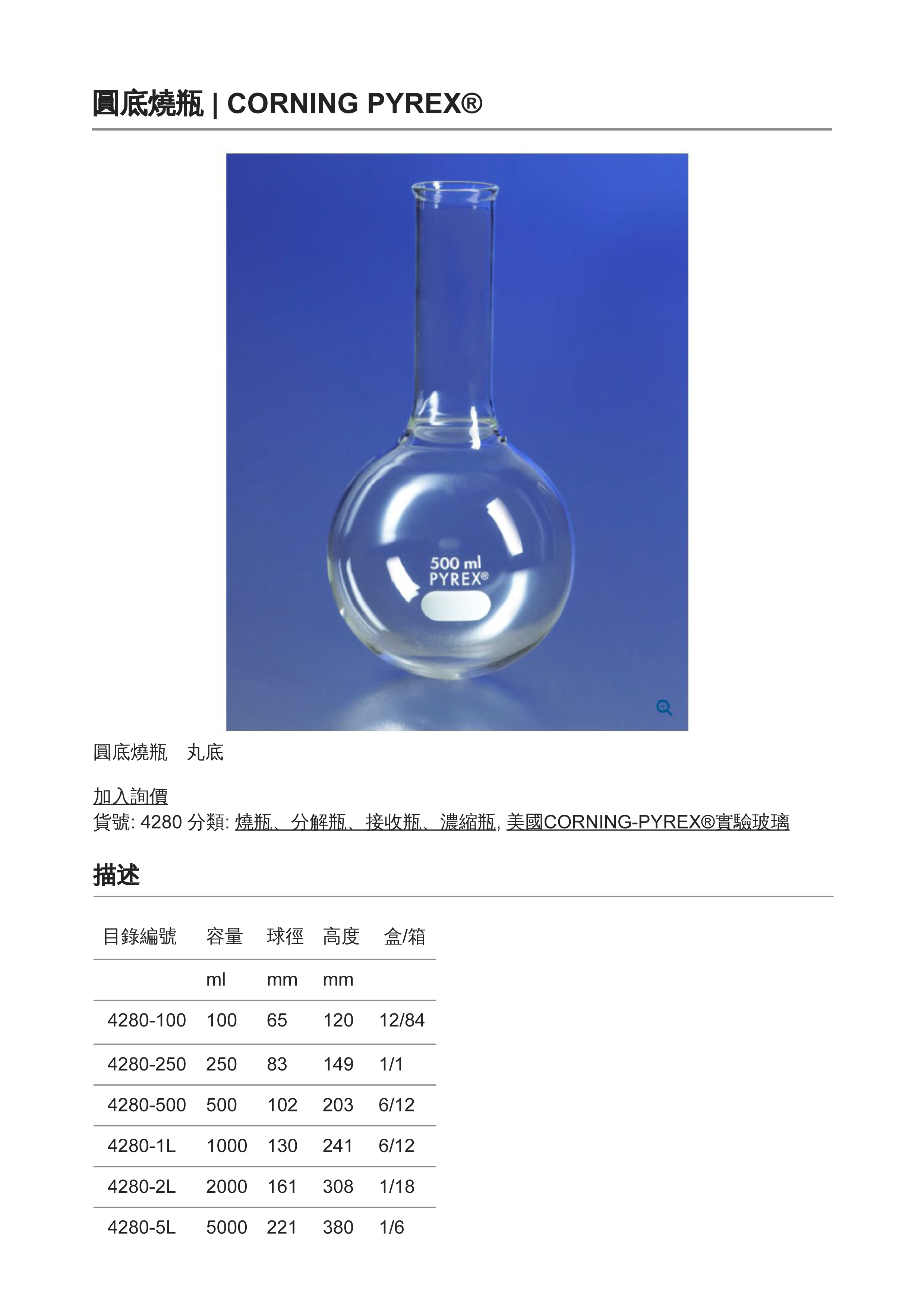 5.圓底燒瓶