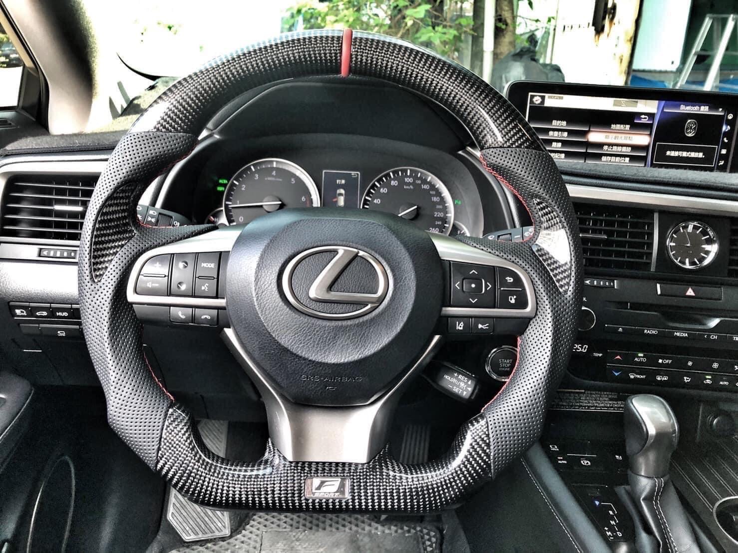 競技型方向盤(原廠F-SPORT銀標)(1)