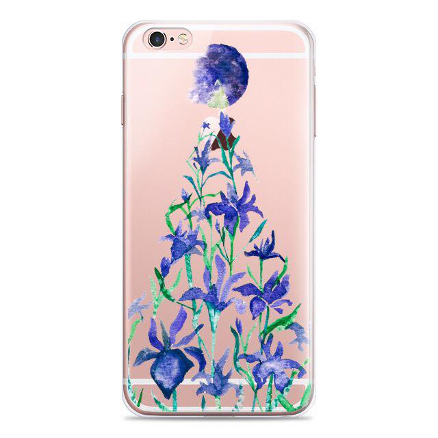 鳶尾花款透明底