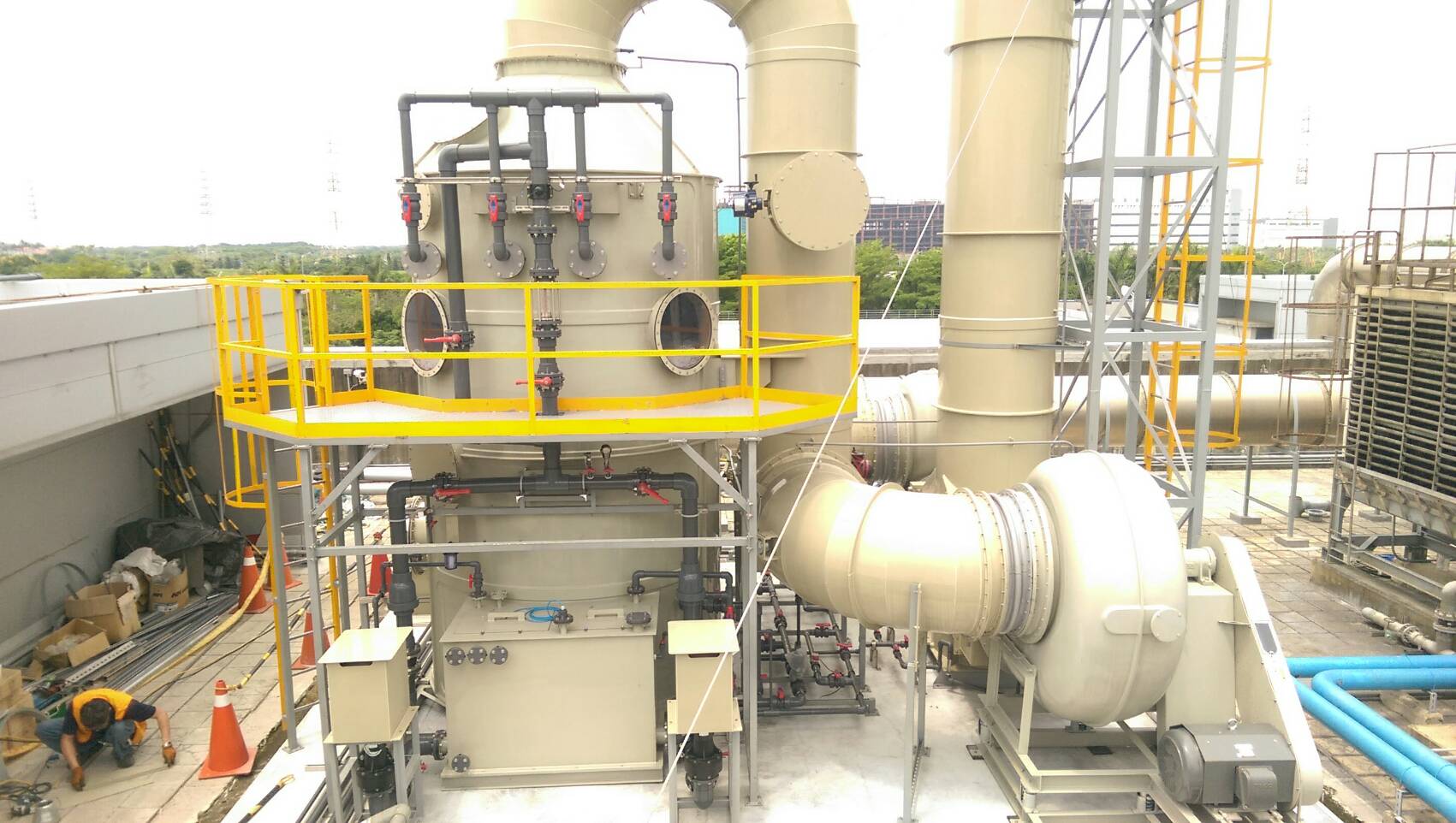 FRP立式洗滌塔.6