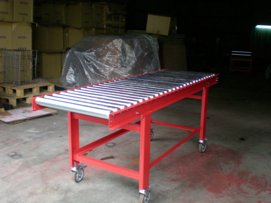 滾筒輸送機附煞車輪