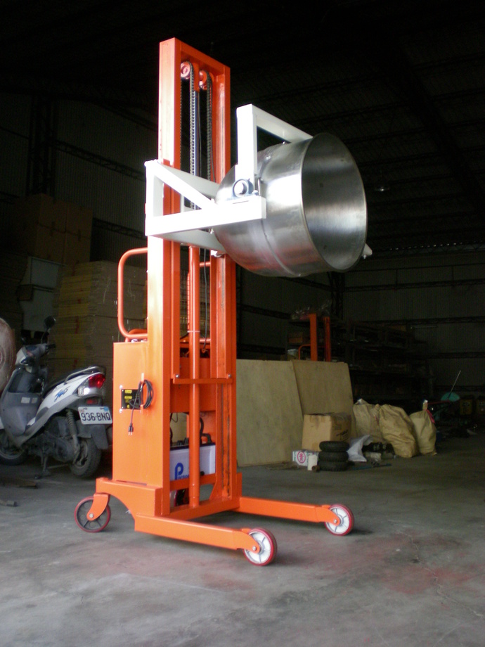 特殊攪拌桶電動倒料機(二)