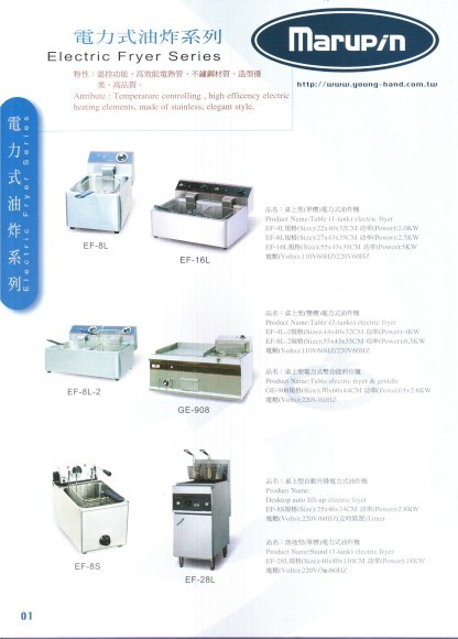 電力式油炸系統