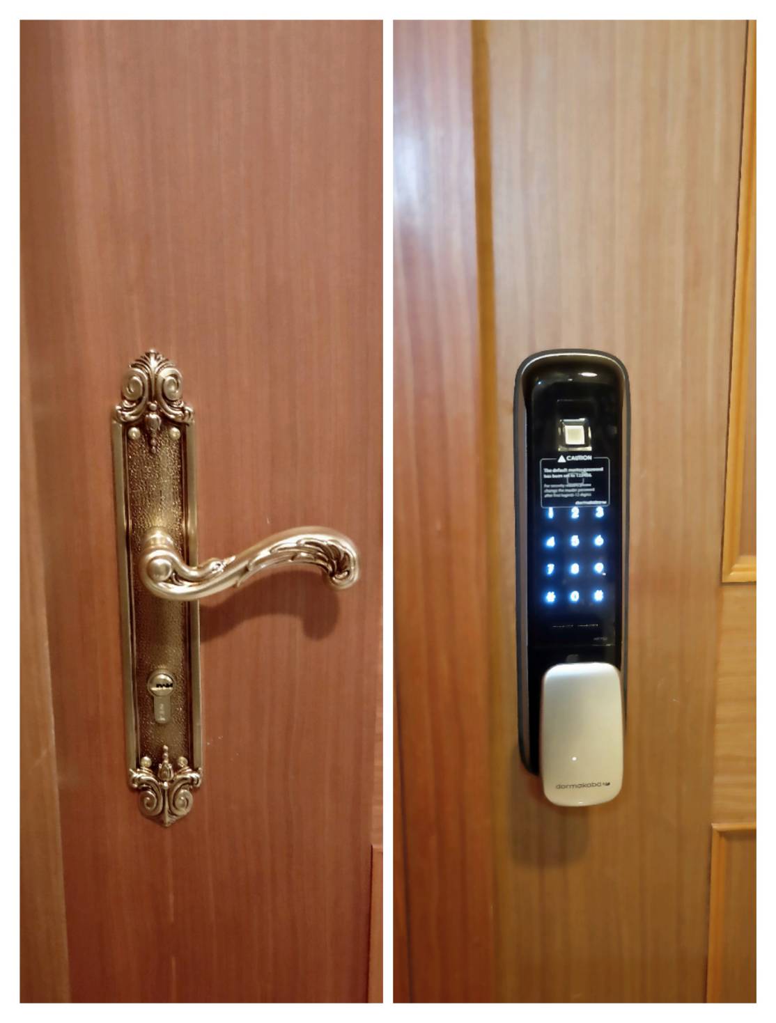 Dormakaba750六合一智慧電子鎖安裝實例