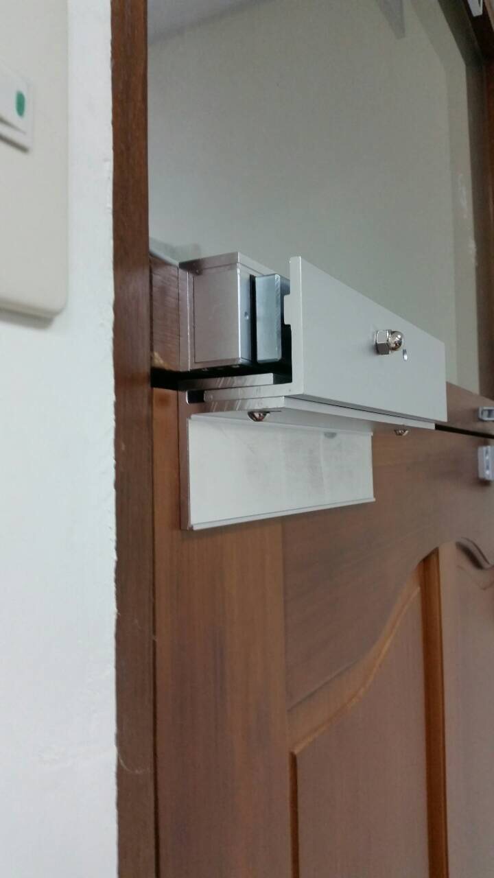 磁力鎖安裝實例