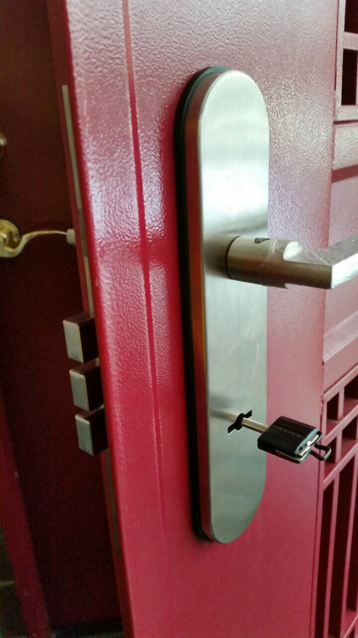 水平連體鎖安裝實例