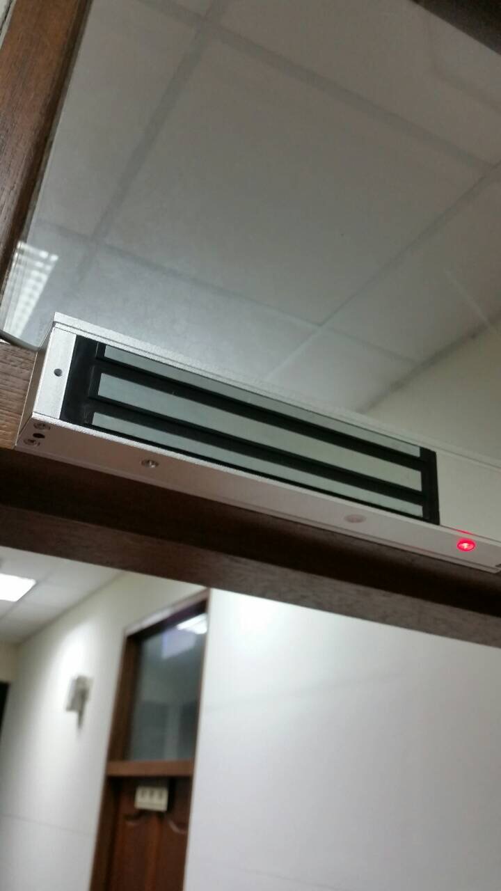 磁力鎖安裝實例