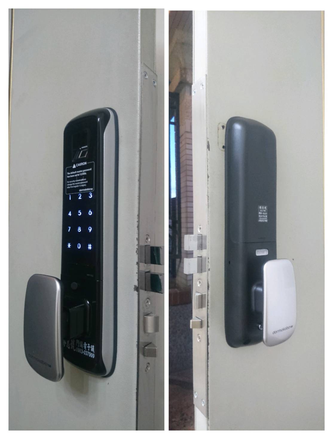 Dormakaba750六合一智慧電子鎖安裝實例
