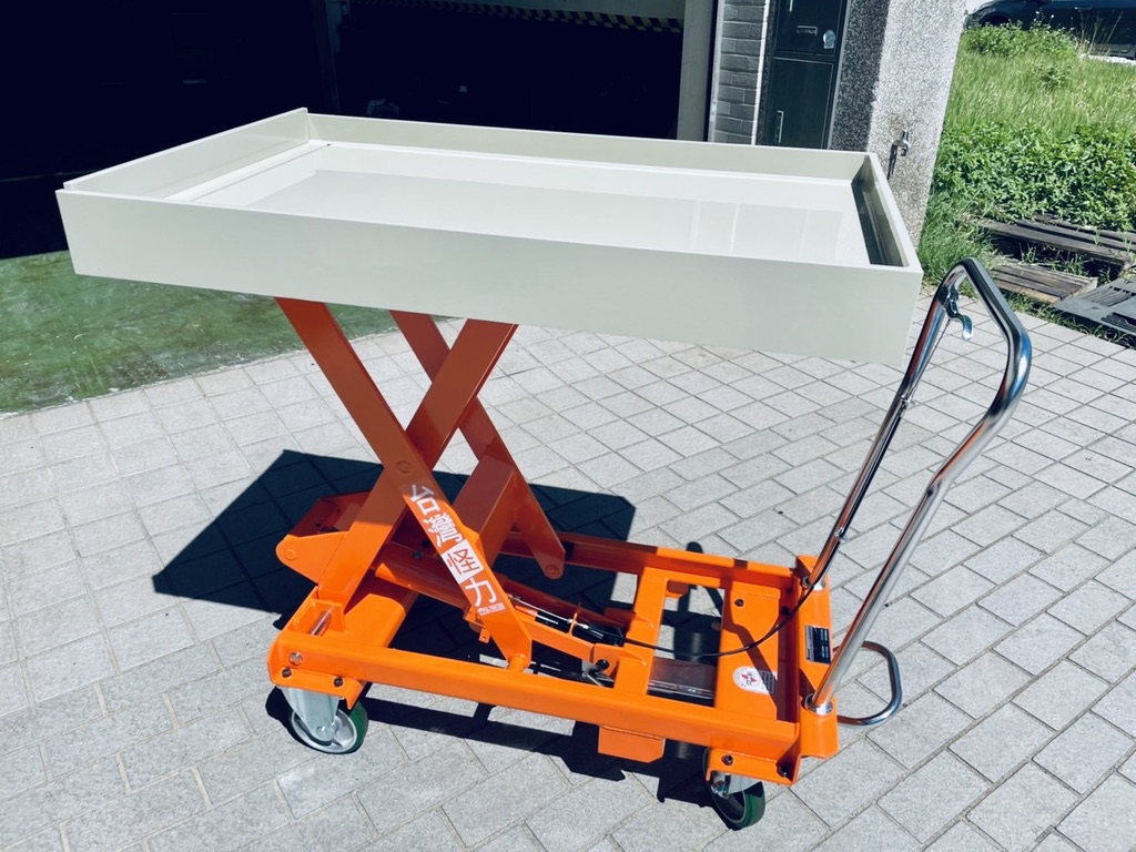 升降台車＋PP耐酸朝天蓋板