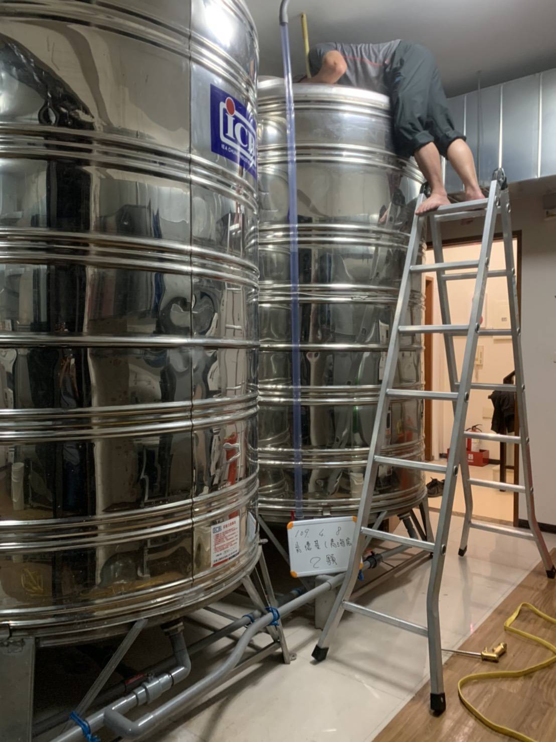 洗水塔、清洗水管、熱水器管路清洗