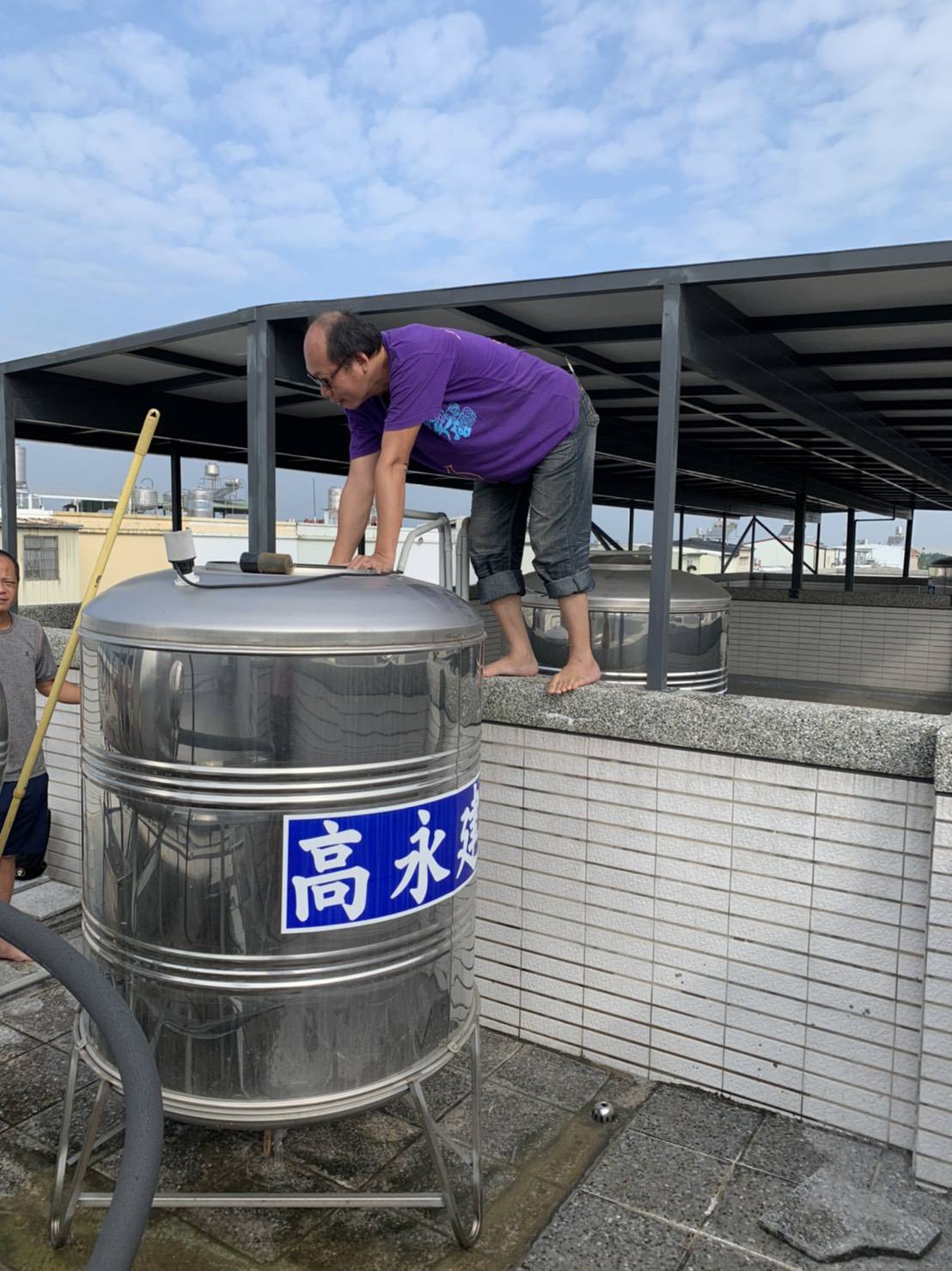 洗水塔、清洗水管、熱水器管路清洗
