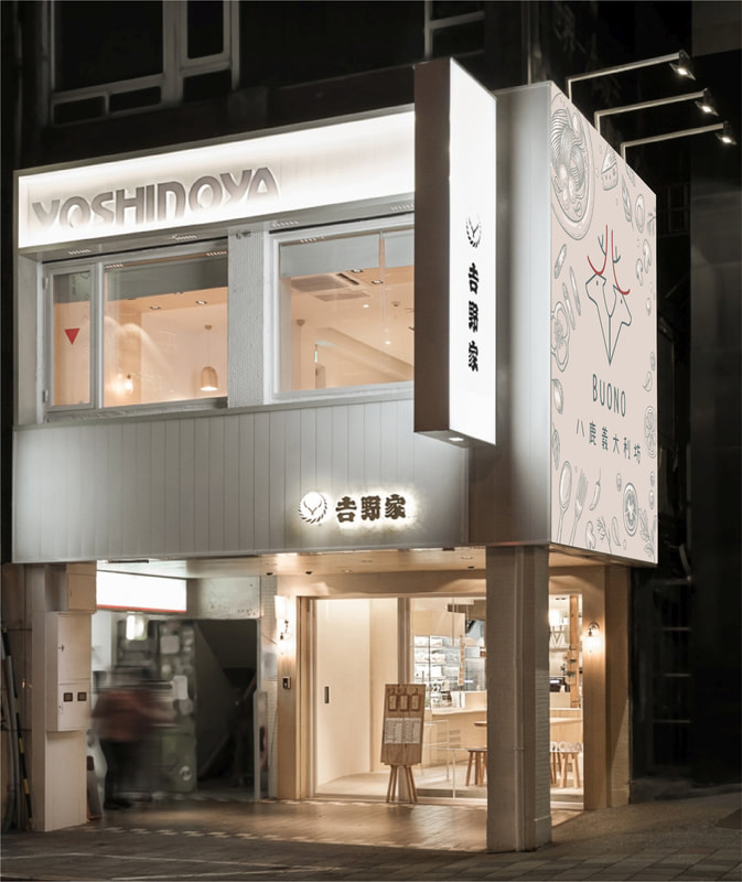 八鹿義大利坊店面招牌視覺整體規劃設計