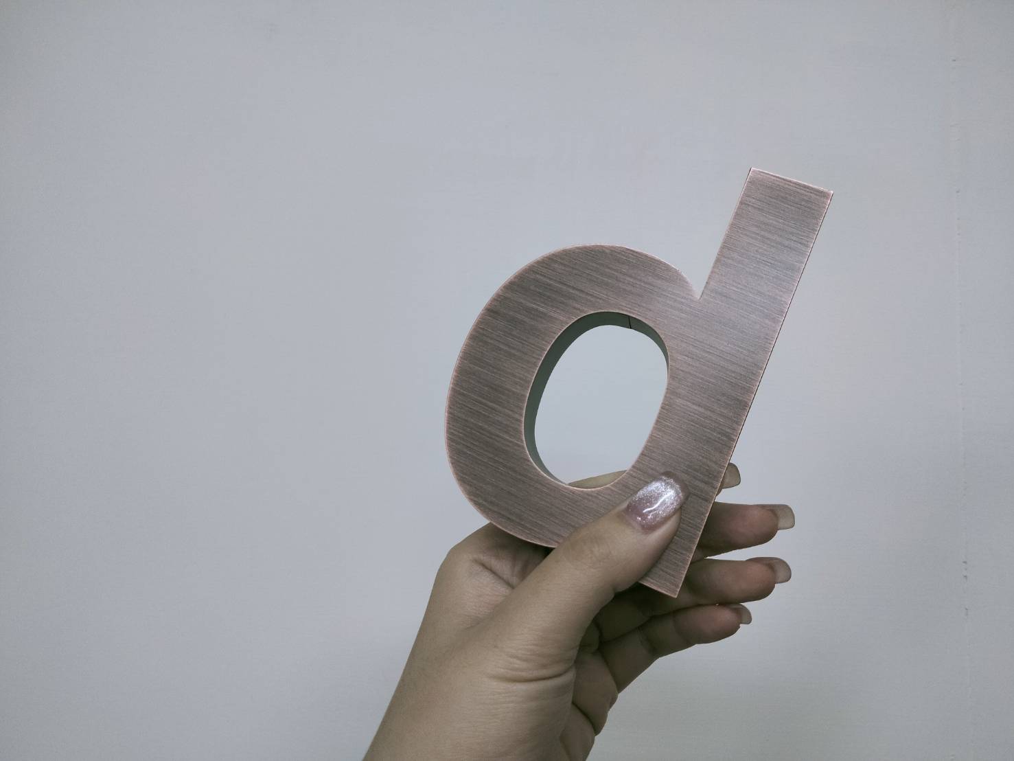 d英文字母金屬立體字