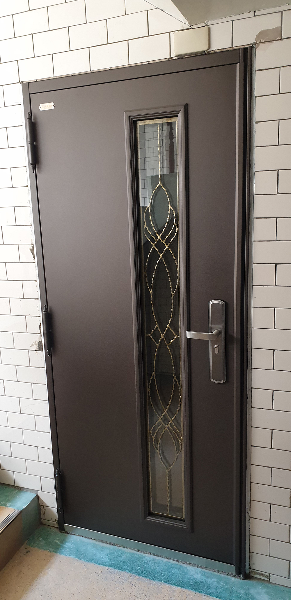 大鑅精品門-DR17-619雙玄關門組搭配DR2連體鎖附施工KEY