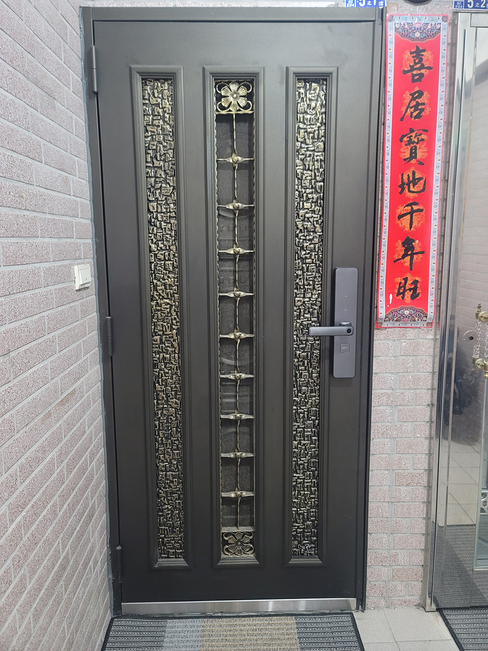 大鑅精品門-鑄鋁雙玄關門組