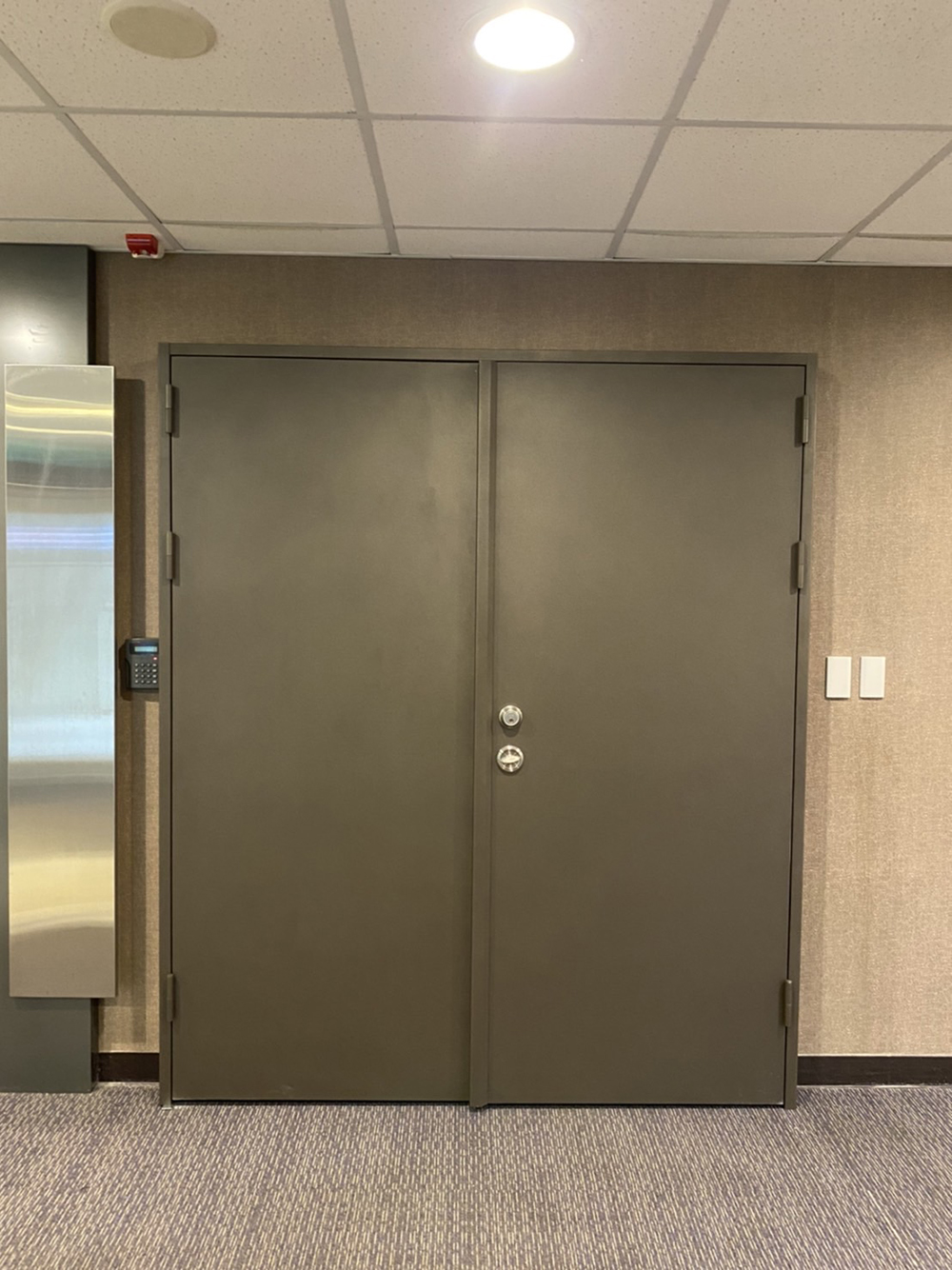 大鑅精品門-F60A防火對開全平面玄關門組